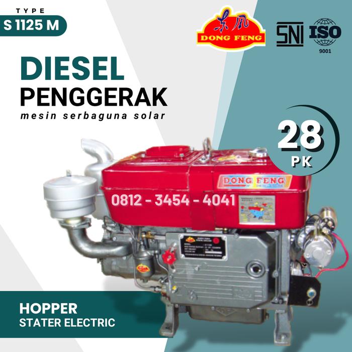 Gambar Mesin S 1125 DongFeng 28 PK Stater S1125 M - DONG FENG dari Engineering Machine undefined Tokopedia