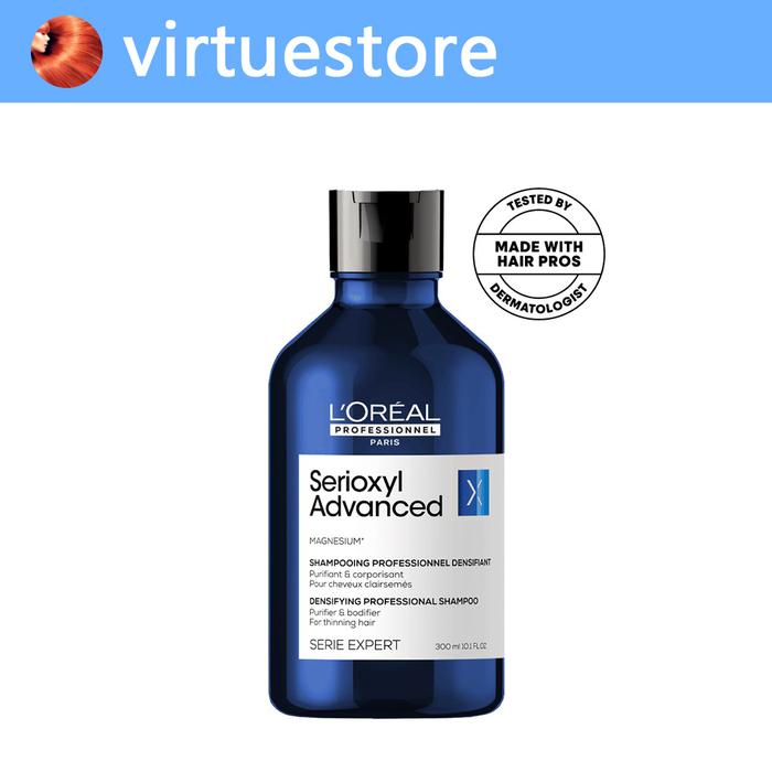 Gambar Loreal Serioxyl Shampoo Denser Thicker Serum Rambut Rontok Menipis - Shampoo 300 dari Virtue Stores undefined Tokopedia