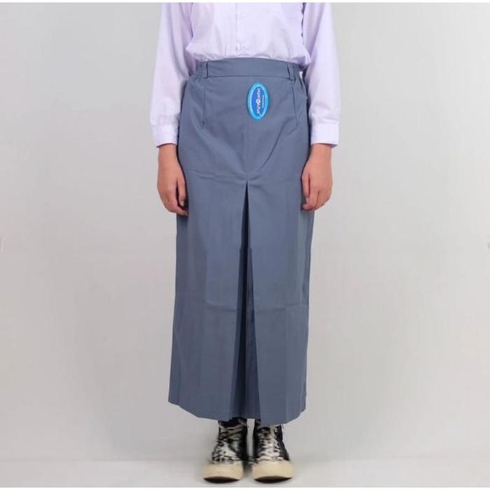 Gambar ROK SPAN ABU ABU SMA/SMK PANJANG - Abu-abu, M dari KAL_OUTLET undefined Tokopedia