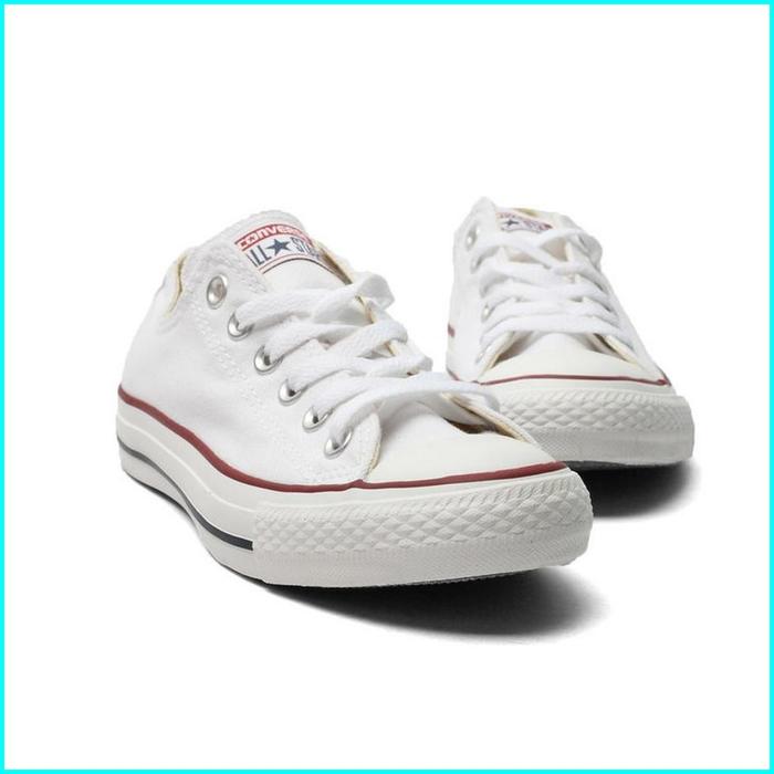 aqilla sepatu kets pria wanita converse all star sepatu sneakers putih  putih 39