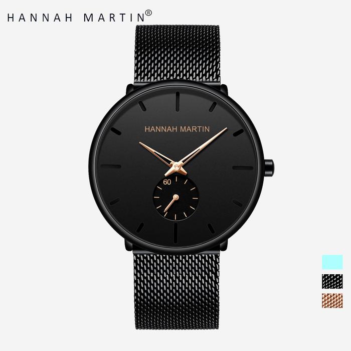 Gambar HANNAH MARTIN 100G Jam Tangan Pria Sangat tipis 100% Original - 100G-F dari Hannahmartinid undefined Tokopedia