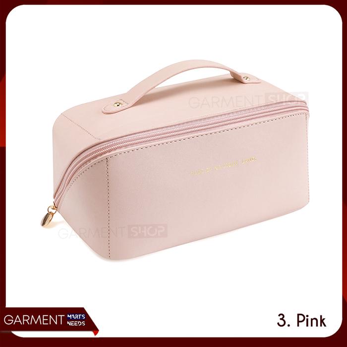 Gambar Tas Make Up Kosmetik Skincare Lipstik Brush Traveling Bag Pouch - PINK dari GarmentMarts undefined Tokopedia