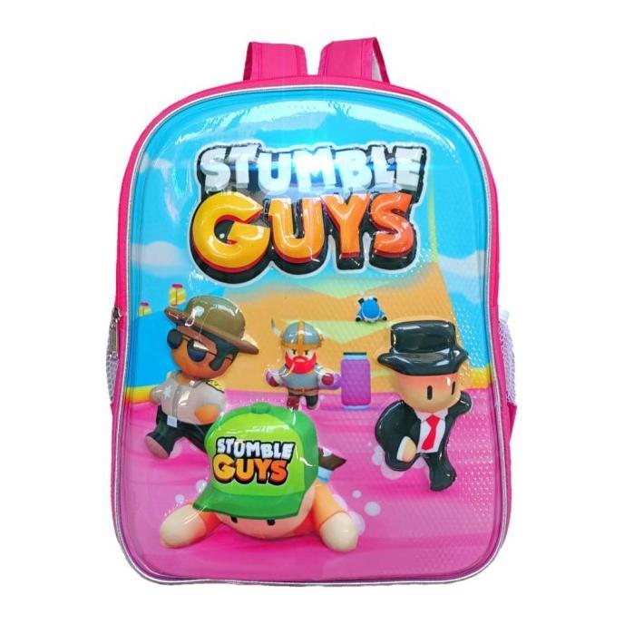 Gambar Terbatass TAS RANSEL SEKOLAH ANAK ANAK PAUD STUMBLE GUYS RANSEL TIMBUL - PINK dari Tanto Officials undefined Tokopedia