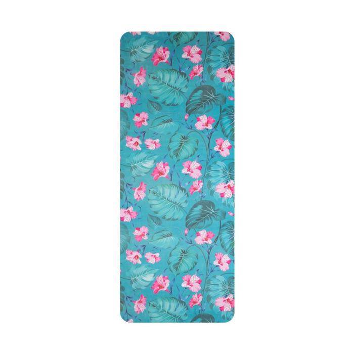 Gambar Travel Mat Glow Yoga Anti Slip Yoga Mat Traveling Motif Tebal 1 mm - Hibiscus dari Unique Yoga Bali undefined Tokopedia