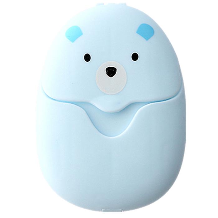 Gambar DOS Sabun Kertas Mini Motif Beruang Isi 50Pcs Hand Soap - Biru Muda dari DASYAT ONLINE SHOP undefined Tokopedia