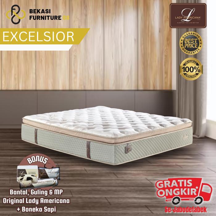 Gambar Mattress Only (hanya kasur) Lady Americana Excelsior New Edition - 100 x 200 dari Bekasi furniture HI undefined Tokopedia