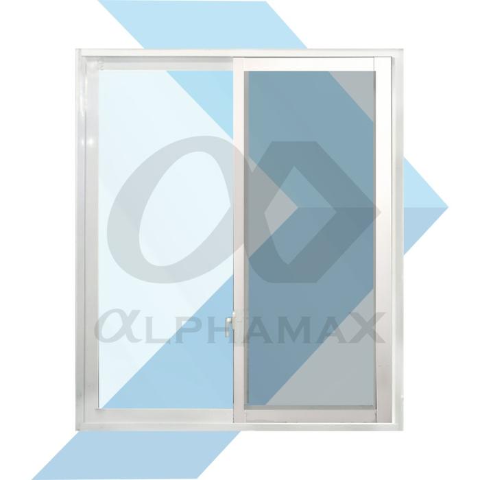 Gambar ALPHAMAX ALP 7-SL-IS Jendela Aluminium Kawat Nyamuk Sliding Dua Daun Untuk Ruang Kamar 120 x 140cm - Putih dari Alphamax Official undefined Tokopedia