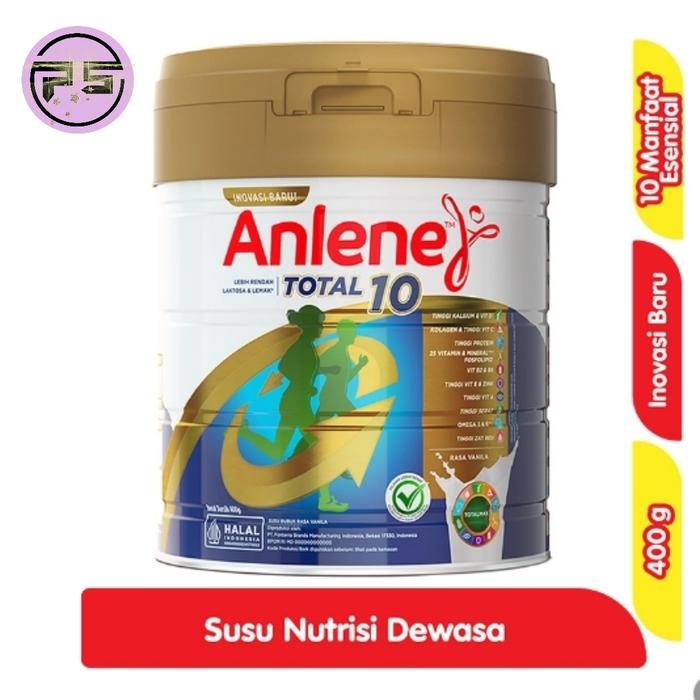 Gambar Anlene Total 10 Susu Bubuk Nutrisi Dewasa Vanila 400 gram dari Padas Store undefined Tokopedia