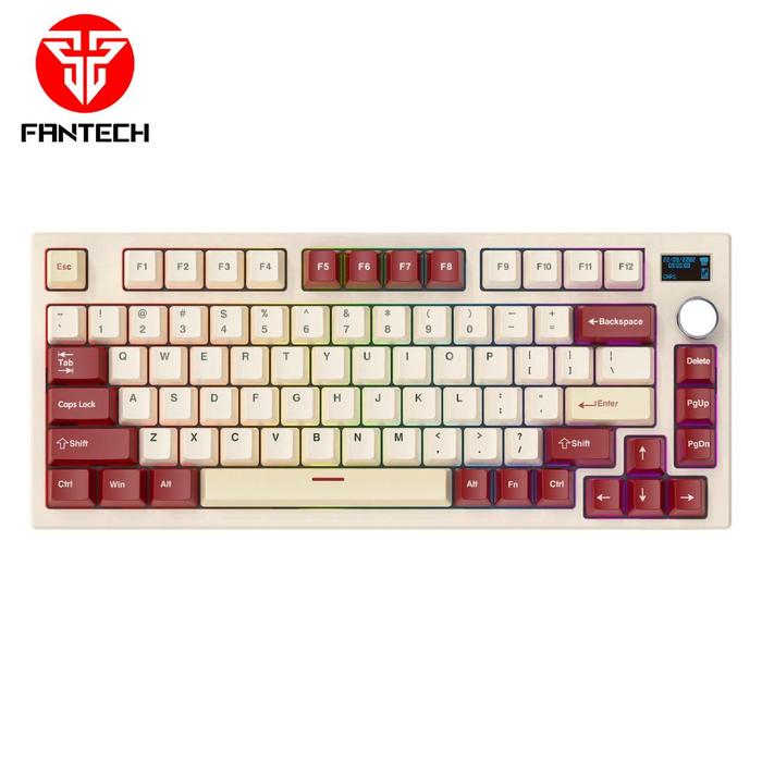Gambar Fantech MAXFIT81 Wireless 75% Mechanical Keyboard Gaming PBT - Royal Prince, Blue Switch dari LeelaTanduk undefined Tokopedia