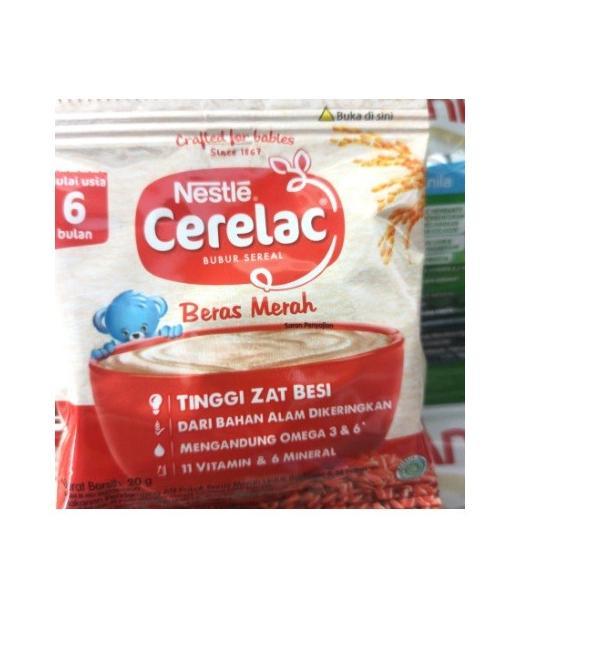 Gambar Cerelac Bubur Sereal Beras Merah Renceng 20 Gr X 8 Pcs dari GemaNusa undefined Tokopedia
