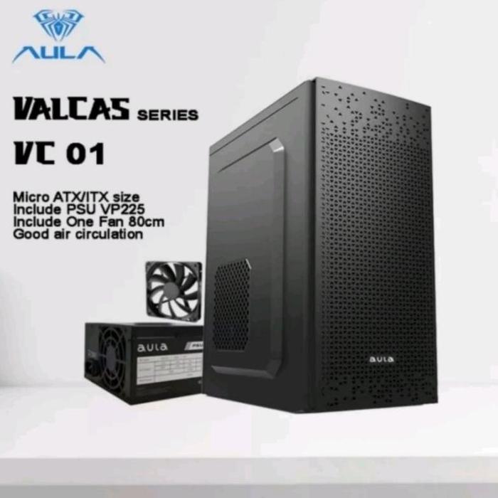 Gambar Casing PC Standar M-Atx + Powersupply 500watt New - Aula V1 + fan, Casing only dari LianMazda undefined Tokopedia