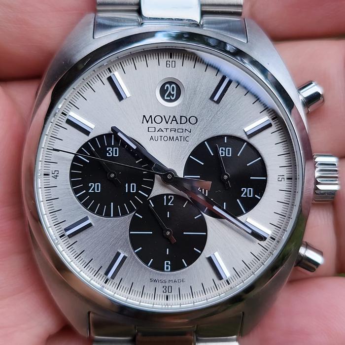 Jam Tangan Movado Datron Chronograf Fashion Pria