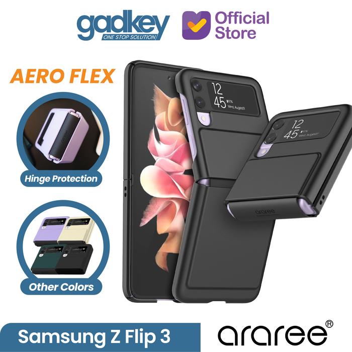 Gambar Case Samsung Galaxy Z Flip 3 Araree Aero Flex Slim Cover Casing - Black dari GAD Official undefined Tokopedia