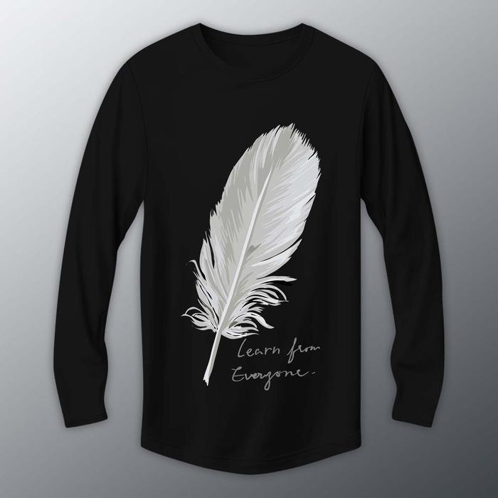 Gambar Kaos Pria Bulu Lengan Panjang Premium Outfit Kekinian Best By Cyfclo - LSMS602-Hitam, XL dari Cyfersia undefined Tokopedia