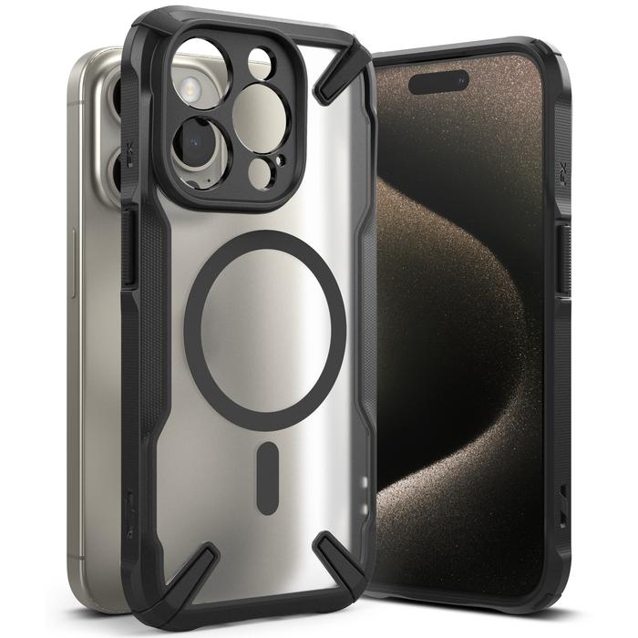 Gambar RINGKE Fusion X Magnetic Case for iPhone 15 Pro Max 15 Plus Magsafe - Matte Black, IP 15 dari Zeelot Indonesia undefined Tokopedia