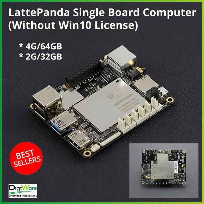 Gambar LattePanda 4G/64GB Single Board Computer (Without Win10 License) dari LeelaTanduk undefined Tokopedia