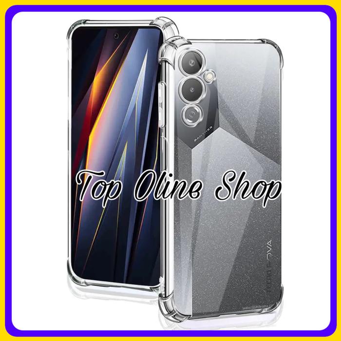 Gambar TECNO POVA 4 / PRO CASE ARMOR CRACK SOFT CLEAR SILICONE CASING COVER - POVA 4, CLEAR dari TOP OLINE SHOP undefined Tokopedia