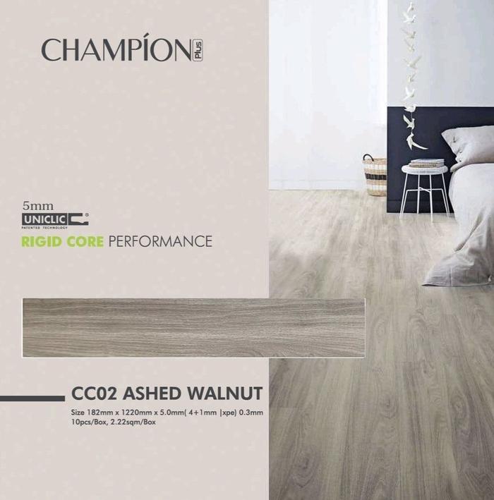 Gambar SPC 5mm CHAMPION (2,22 m2/dus) - CC01 dari Toko Lantai Kayu undefined 5 Tokopedia