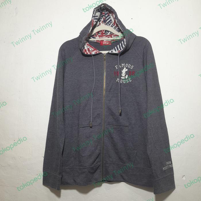 Gambar DISNEY Hoodie Full Zipper Outerwear Original Branded Preloved Second dari Twinny Twinny undefined Tokopedia