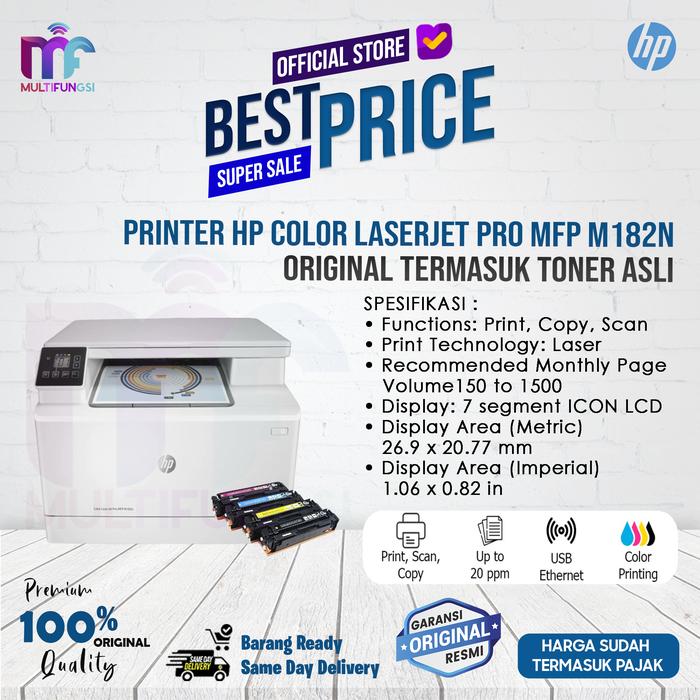 Gambar Printer HP Color LaserJet Pro MFP M182n dari Multifungsi Online undefined Tokopedia