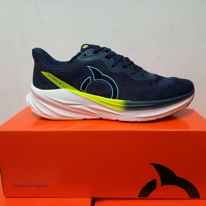 Gambar ORTUSEIGHT RUNNING HYPERGLIDE 2.0 ORIGINAL - Navy, 39 dari kanakasport undefined Tokopedia