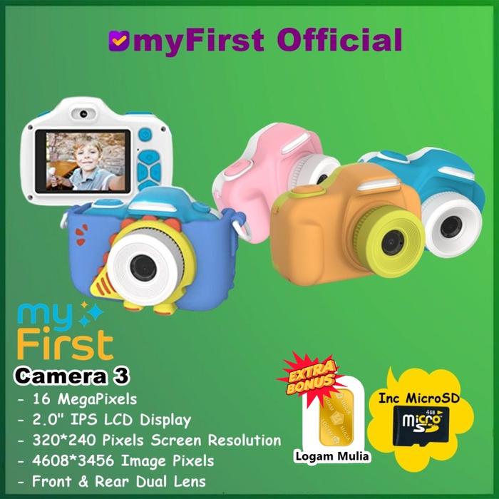 Gambar MyFirst Camera 3 Camera3 My First Video Photo Digital LCD Travel Kids - Blue dari Officiall Brands undefined Tokopedia