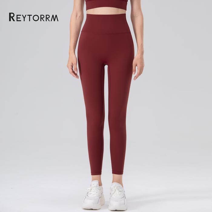 Gambar Reytorrm LYCRA Legging High Waist Celana Olahraga Wanita Yoga Sport - Red, XL:63-68kg dari Reytorrm Sport undefined Tokopedia