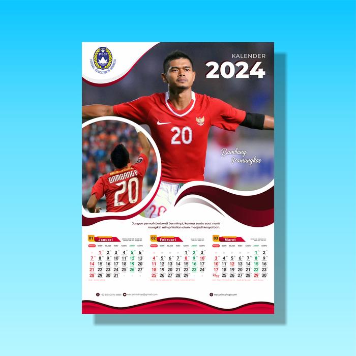 Gambar Cetak Kalender Dinding / Gantung Custom - AP 150 | 4 Lbr dari Nex Printshop Kota Tangerang Selatan Tokopedia