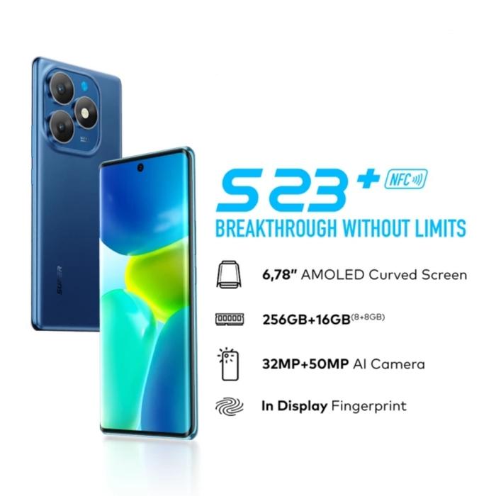 Gambar Itel S23+ 8/256 GB Garansi Resmi - Blue dari ARZAQ CELL undefined Tokopedia