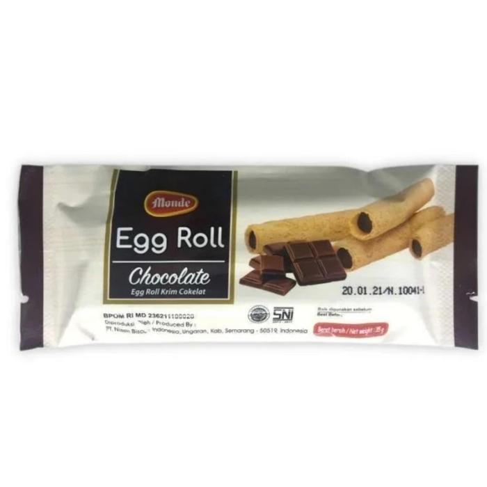 Gambar Monde Egg Roll 35gr - Coklat dari Luppy More Store undefined Tokopedia