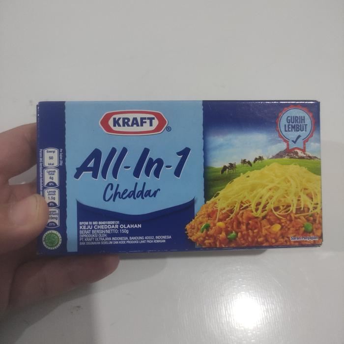 Gambar KRAFT ALL IN ONE KEJU CHEDDAR OLAHAN 150GR dari TOKO BEN 23 undefined Tokopedia