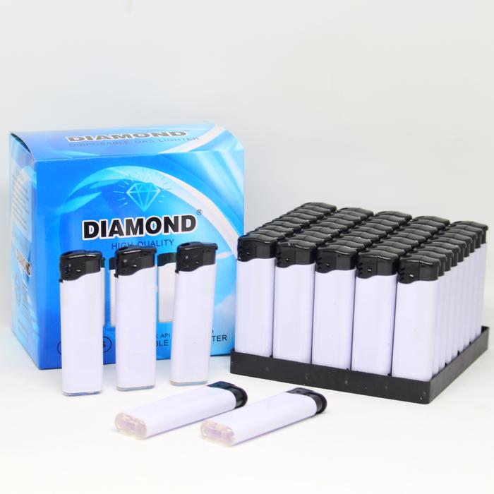 Gambar Korek Api Gas merk Diamond Polos isi 50 pcs - Putih dari D'90s Mart undefined Tokopedia