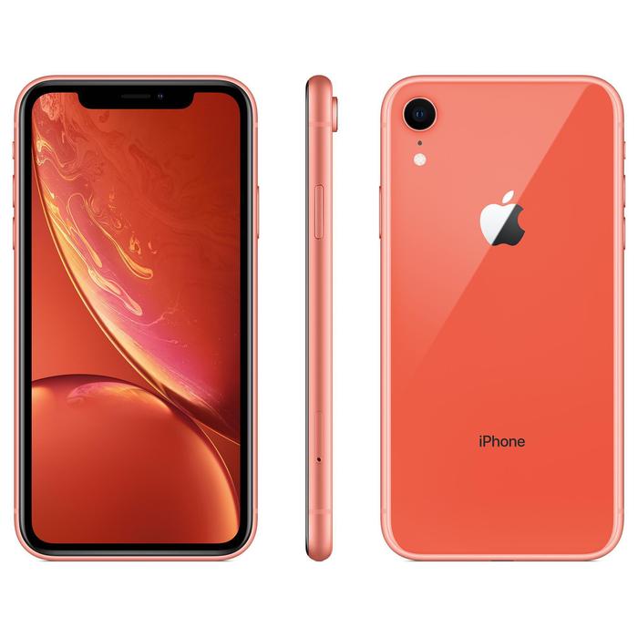 iPhone XR 128GB(コーラル/オレンジ) SIMフリー 本体中古美品 美品
