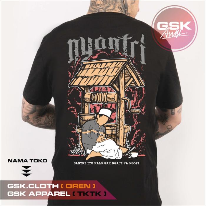 Gambar KAOS SANTRI SALAFI KEREN ALFIYAH KAUM SARUNGAN NGAJI NGOPI PRIA WANITA - 1, M dari GSK CLOTH undefined Tokopedia