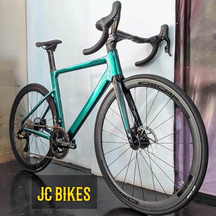 Gambar Sepeda Balap Roadbike JAVA SILURO 6 TOP UCI Aero 2x12 Speed Hidrolik - Blue, L-52 dari JC Bikes undefined Tokopedia