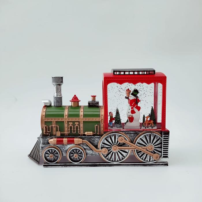 Gambar SnowGlobe Kereta Santa Putar Christmas Music Box Kado Kotak Musik Gold - LA755 - SNOWMAN dari MadisonShop undefined Tokopedia