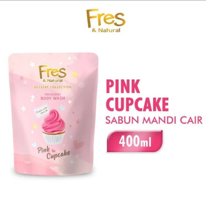 Gambar Fres & Natural Dessert Collection Body Wash Sabun Mandi cair 450 ml - Pink Cupcake dari campurcampurdotcom undefined Tokopedia