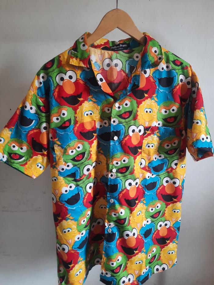 Gambar Kemeja Motif Surfing Pria Lengang Pendek Baju Pantai -  Hawaiian - Hawaian Animasi, XL dari Hellow Prens Official Store undefined Tokopedia