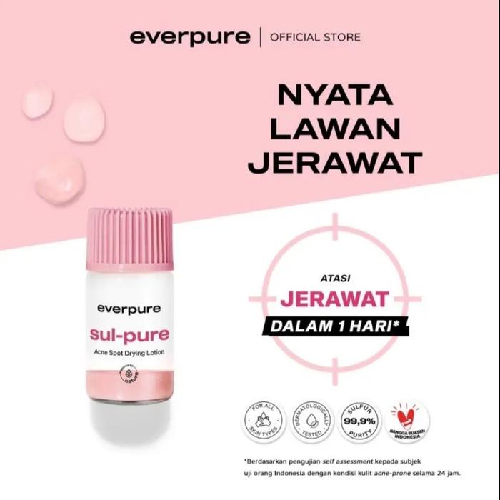 Gambar EVERPURE SUL-PURE ACNE SPOT DRYING LOTION BPOM 3ML dari jojophoneshop undefined Tokopedia