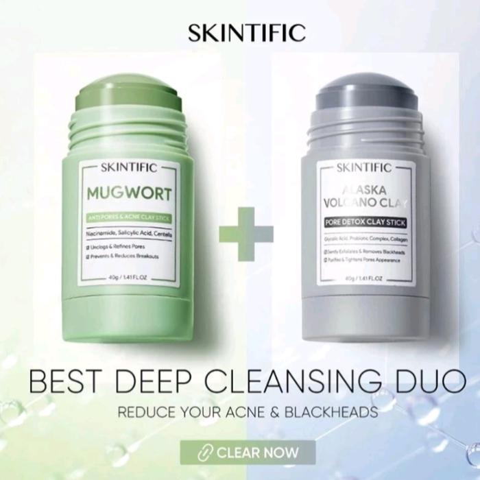 Gambar Skintific mugwort acne / skintific alaska volcano/ masker skintific - abu pore dari beauty look licious undefined Tokopedia