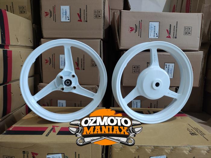 Gambar Velg V-Rossi Venom Rocket Palang 3 (Motif Daytona) Mio / Beat / Vario - White dari OZmotomaniax undefined Tokopedia