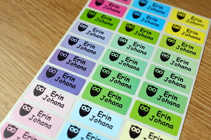 Gambar Label Polos MEDIUM Stiker label nama waterproof Colour Name Sticker - GradasiColorful dari Logos undefined Tokopedia