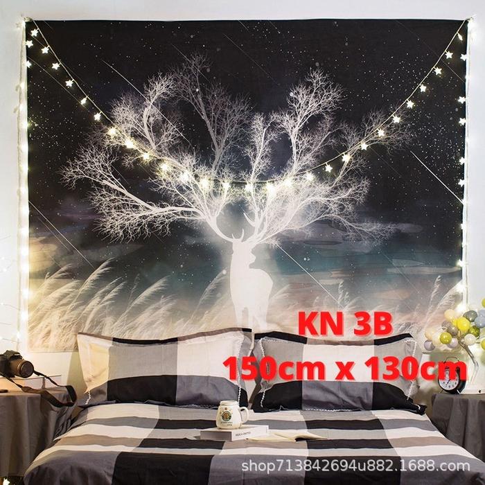 Gambar POSTER WALLPAPER KAIN HIASAN DINDING RAMADHAN KALIGRAFI IDUL FITRI - KN 3B dari Sakimyo Shop undefined Tokopedia