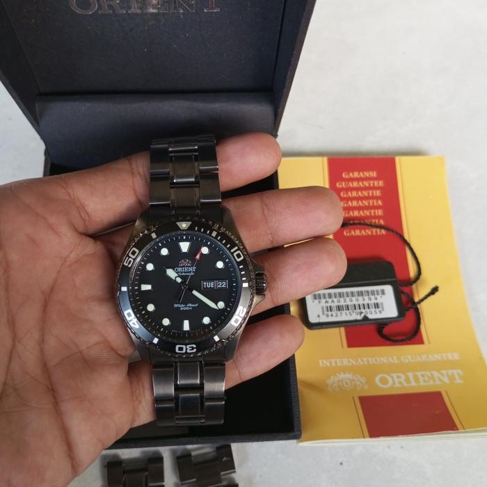 Gambar (SOLD OUT ) ORIENT BLACK RAY RAVEN II FAA02003B Fullset dari JAM ORIGINAL MAKASSAR undefined Tokopedia
