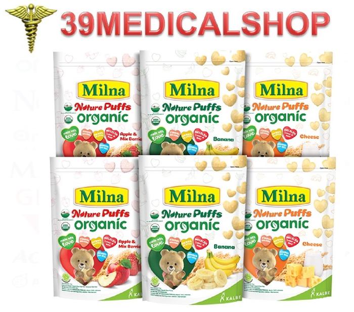 Gambar MILNA NATURE PUFF ORGANIC 15GR - BANANA dari 39medicalshop undefined Tokopedia