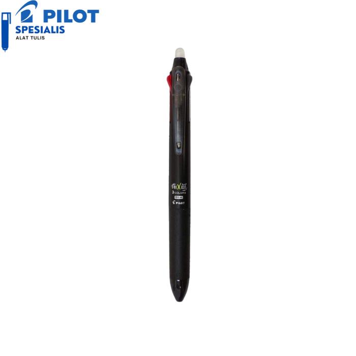 Gambar PILOT FRIXION CLICKER 3 IN 1 ERASABLE PEN 1 PULPEN 3 WARNA - Hitam dari Lentara & Co undefined Tokopedia