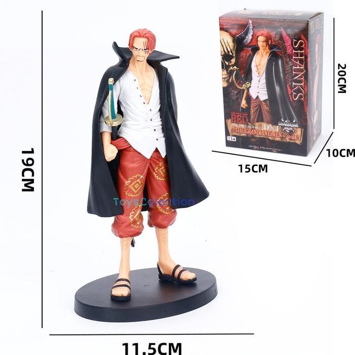 Gambar ACTION FIGURE ONE PIECE LUFFY GEAR 5 SUN GOD SHANKS RED HAIR DFX - Shanks dari nana mirastores undefined Tokopedia