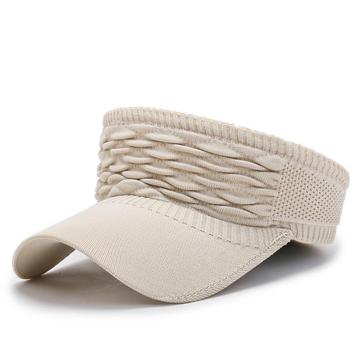 Gambar LBT Topi Golf Tennis Rajut Baseball Cap Sun Visor Hat Senam Zumba - Beige dari Lapak Barang Terlengkap undefined Tokopedia