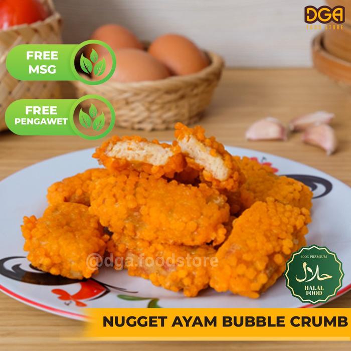 Gambar Nugget Ayam Bubble Crumb Homemade, Chicken Nugget Crumble Crispy dari DGA FOODSTORE undefined Tokopedia