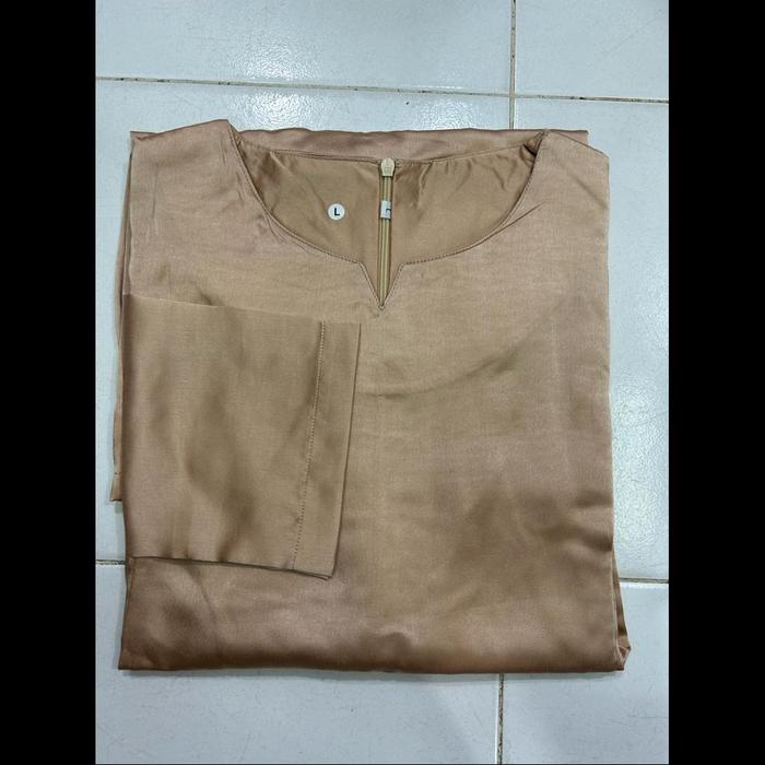 Gambar 1 stel baju kurung + kain corak insang - coksu, 5L dari Putriaseggaf undefined Tokopedia